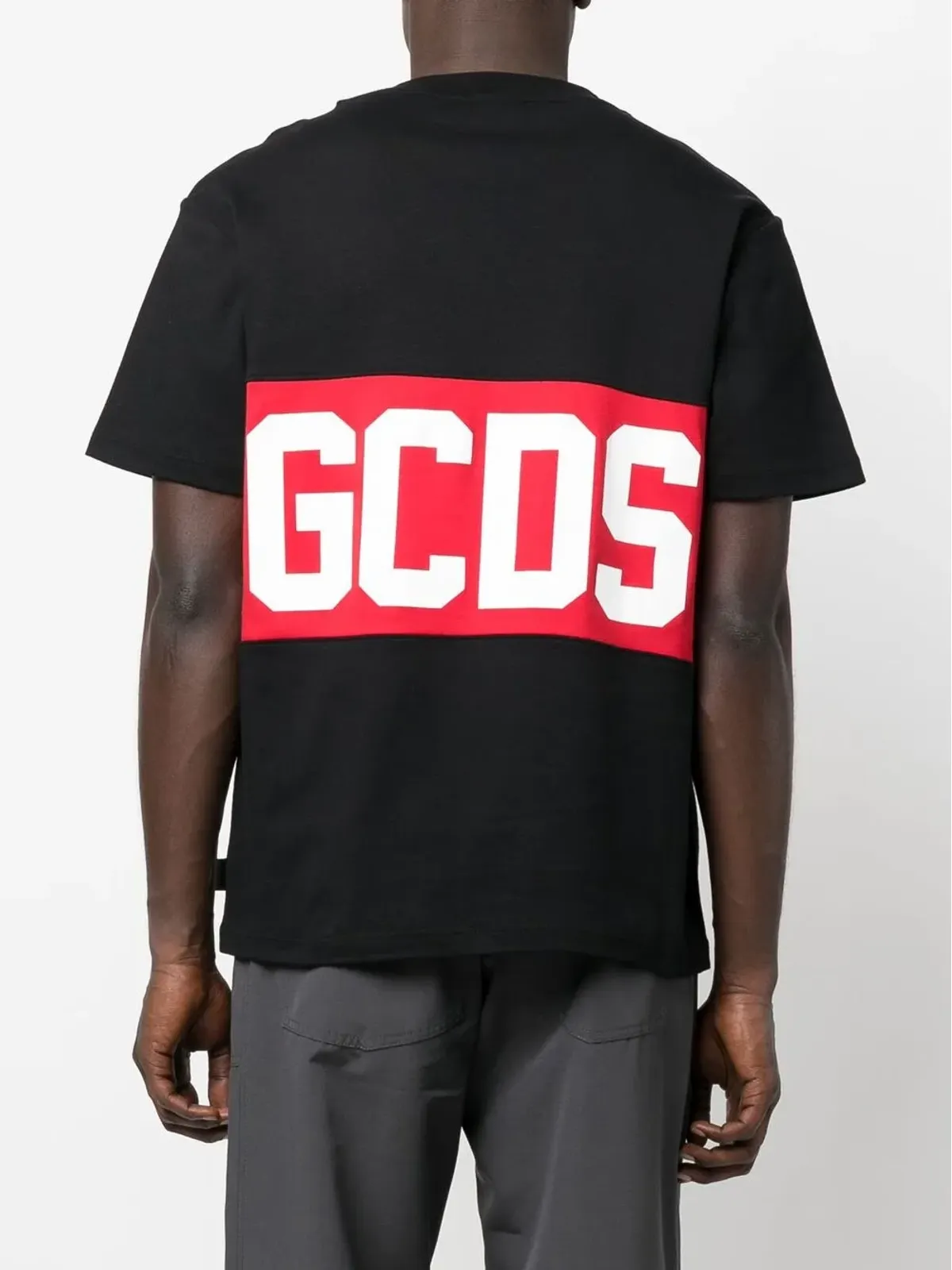 GCDS バンド ロゴプリント Tシャツ - 画像4