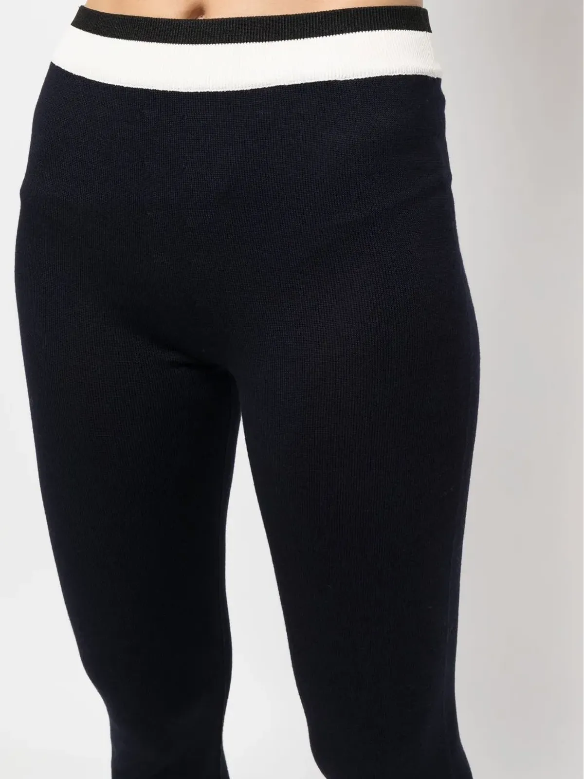 Jil Sander コントラストストライプのニットレギンス - Blue - 画像5