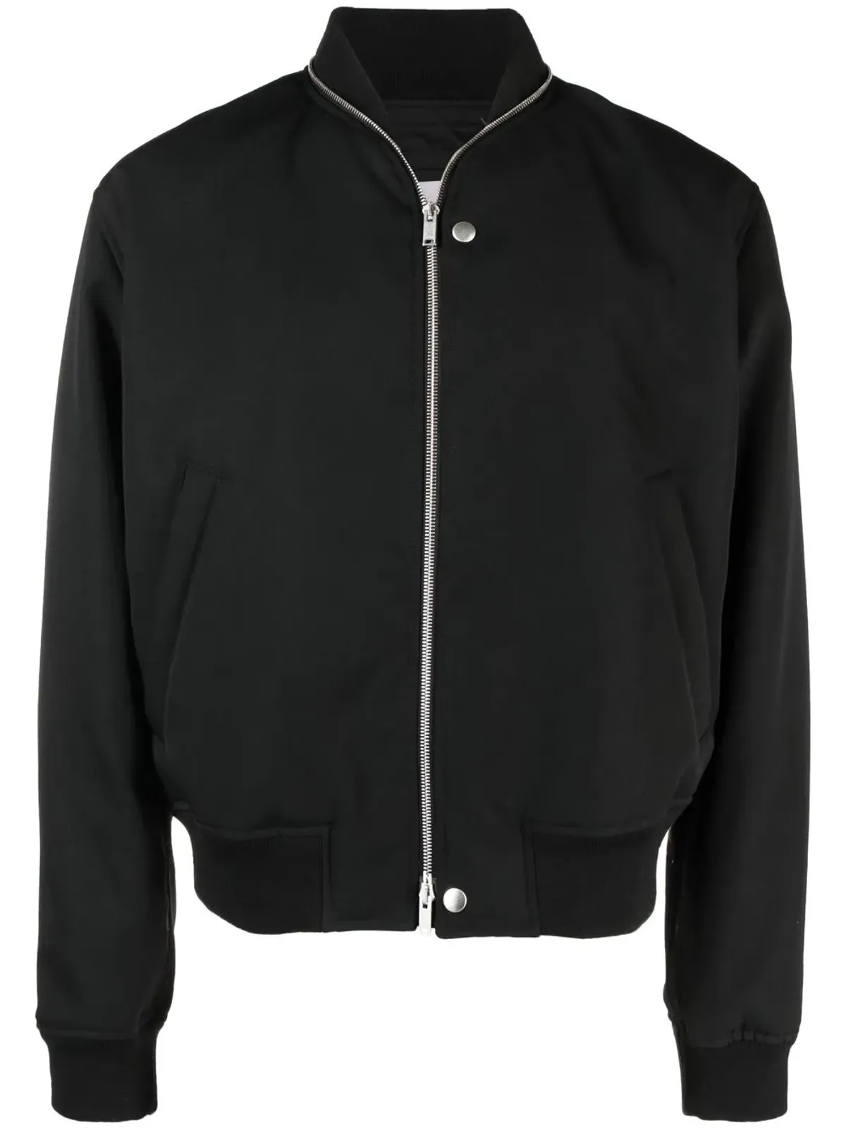 Jil Sander ジップ付きウールボンバージャケット - 画像1