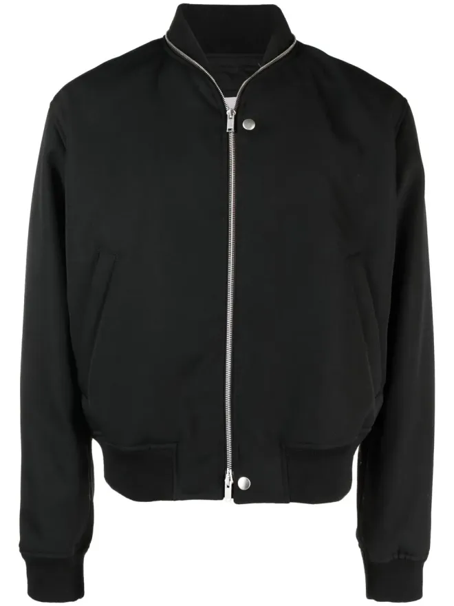 Jil Sander Jil Sander ジップ付きウールボンバージャケットの商品画像