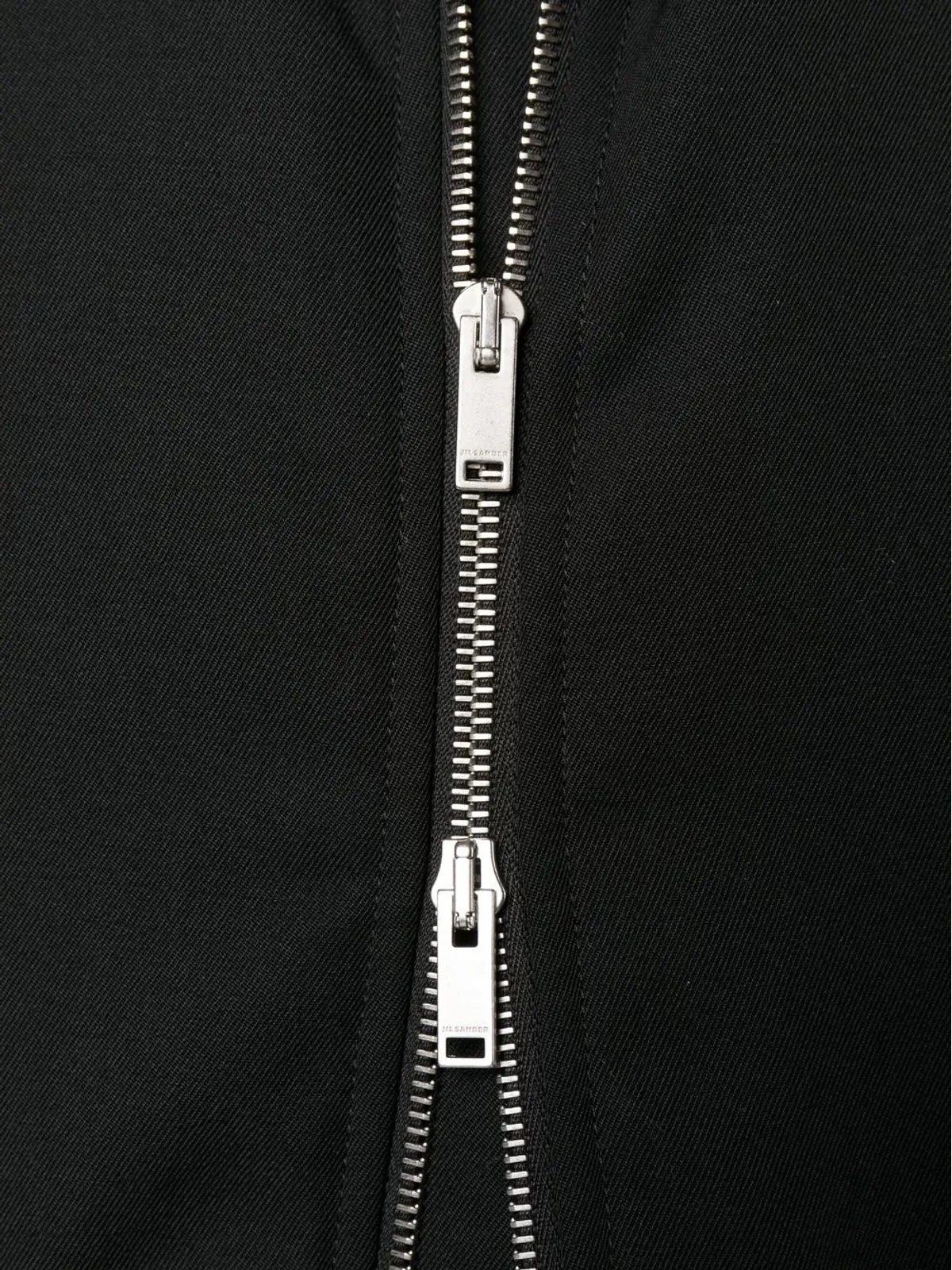 Jil Sander ジップ付きウールボンバージャケット - 画像5