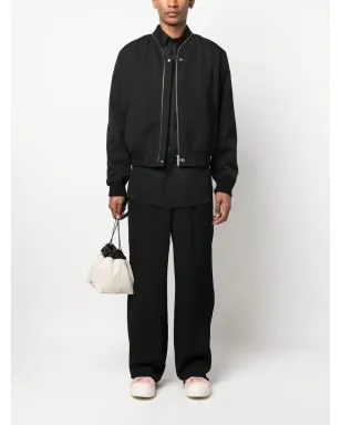 Jil Sander ジップ付きウールボンバージャケット - サムネイル2