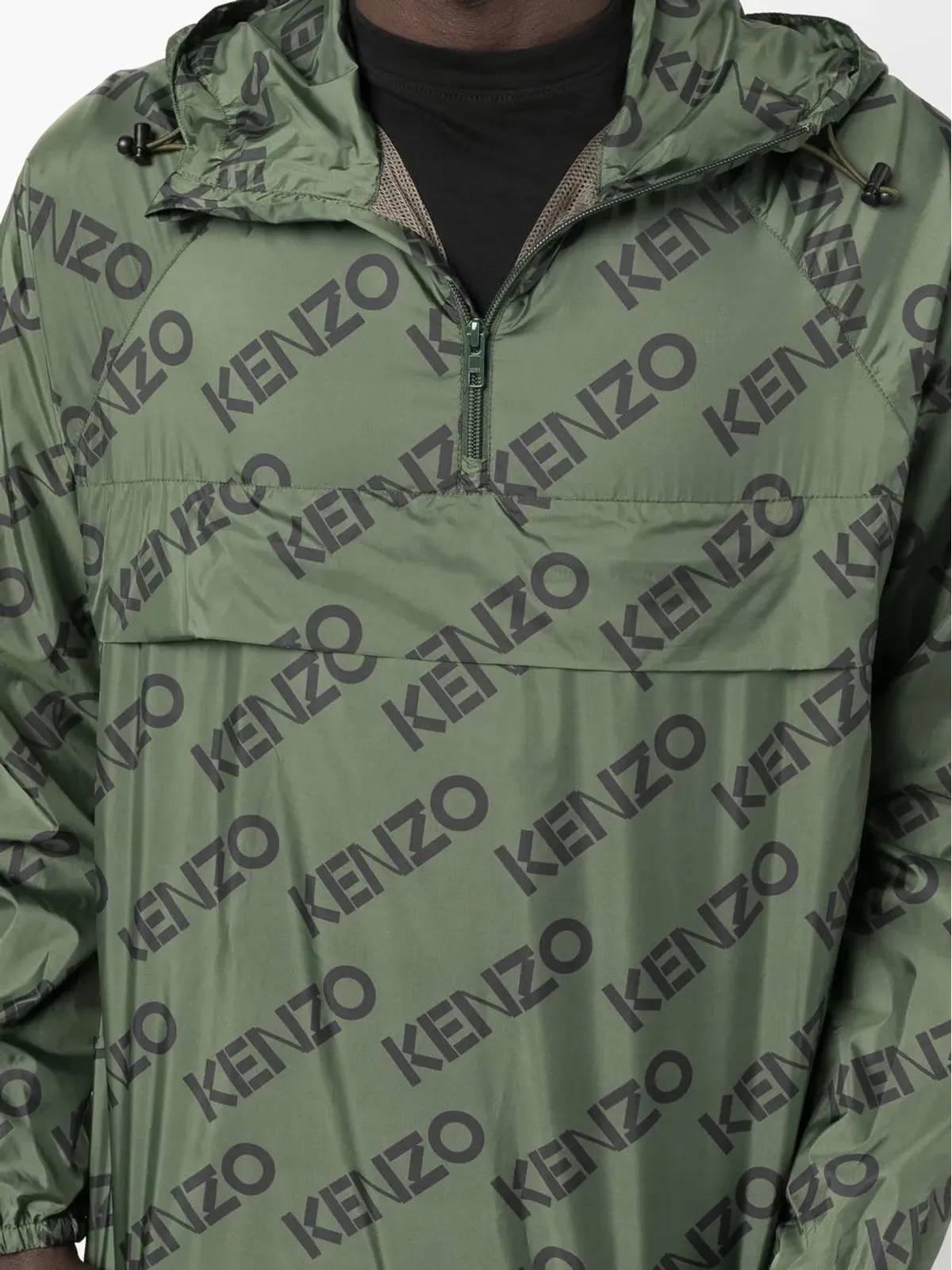 Kenzo ロゴプリント フード付きジャケット - 画像5
