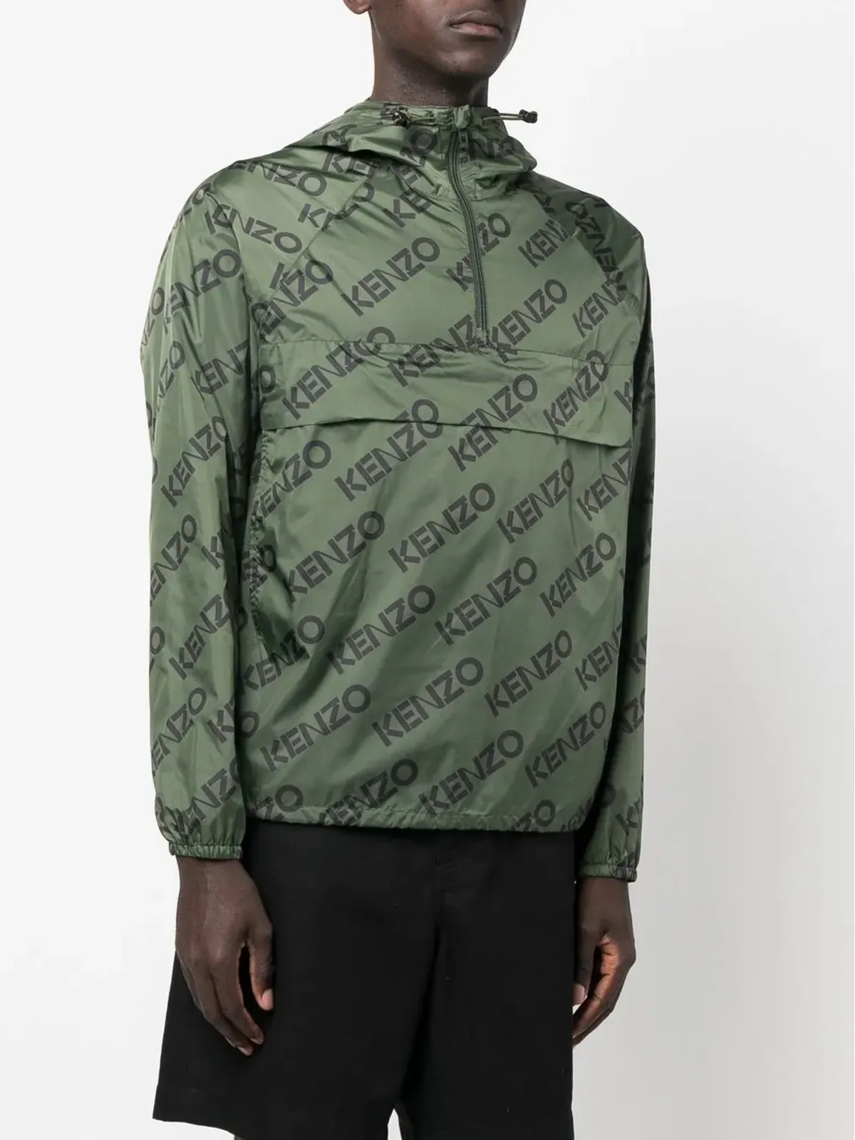 Kenzo ロゴプリント フード付きジャケット - 画像3