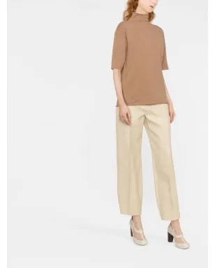 Jil Sander 半袖ロールネック ニットトップ - ベージュ系 - サムネイル2