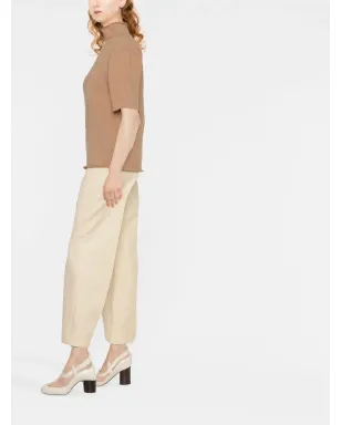 Jil Sander 半袖ロールネック ニットトップ - ベージュ系 - サムネイル3