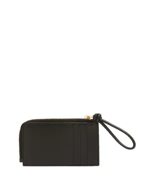 Jil Sander ロゴ文字入りレザーウォレット - ブラック - サムネイル2