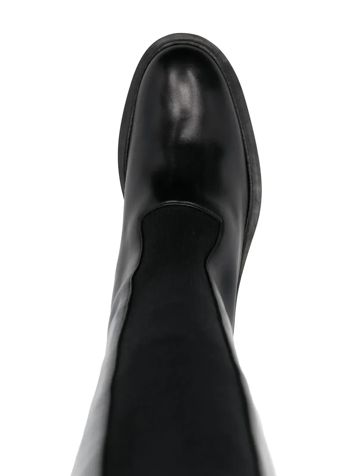 Jil Sander 膝丈レザーブーツ - ブラック - 画像4