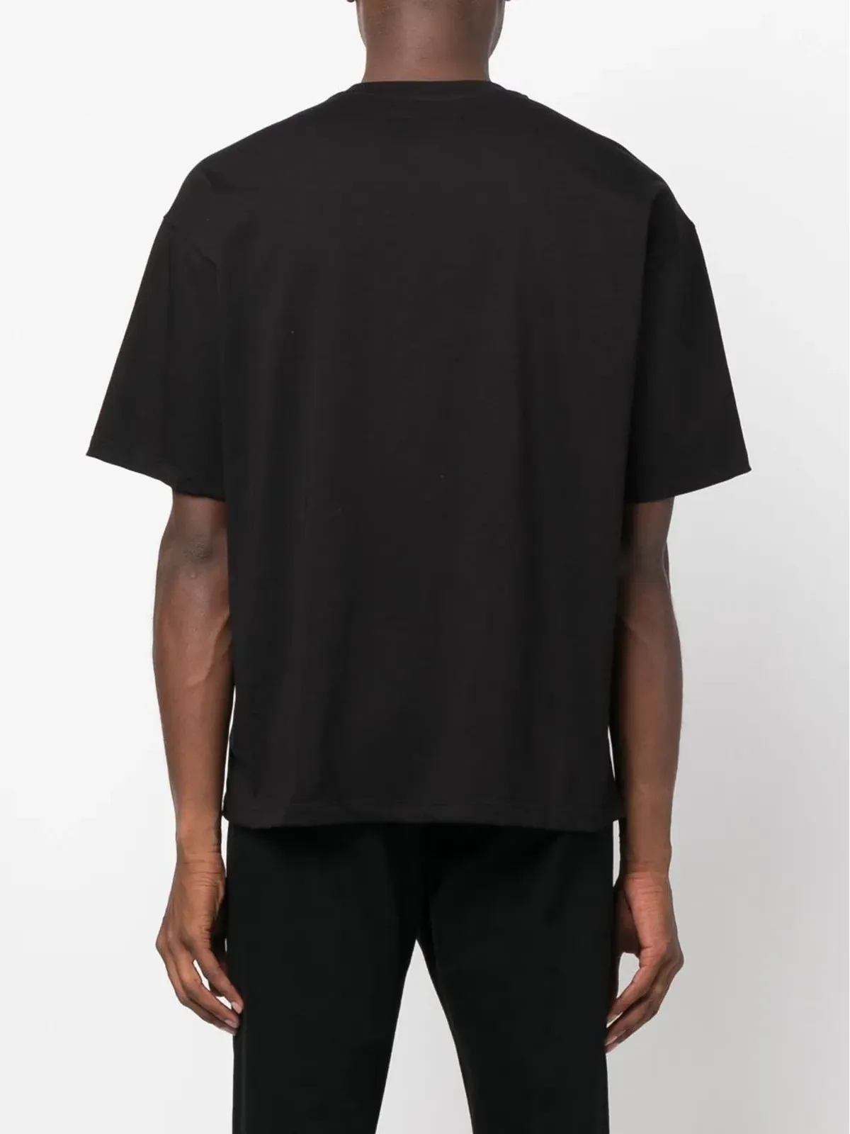Opening Ceremony ピーナッツ ロゴ コットン Tシャツ ブラック - 画像4
