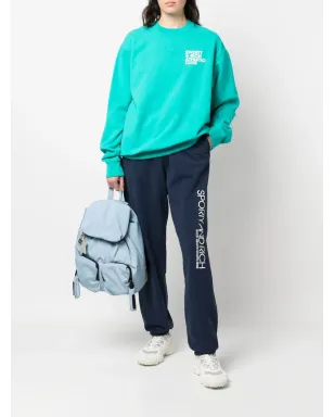 Sporty & Rich ロゴプリントディテール トラックパンツ - ブルー - サムネイル3
