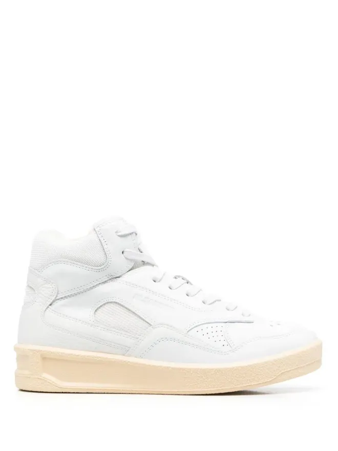 Jil Sander Jil Sander バスケットミッド レザー スニーカーの商品画像