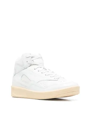 Jil Sander バスケットミッド レザー スニーカー - サムネイル2