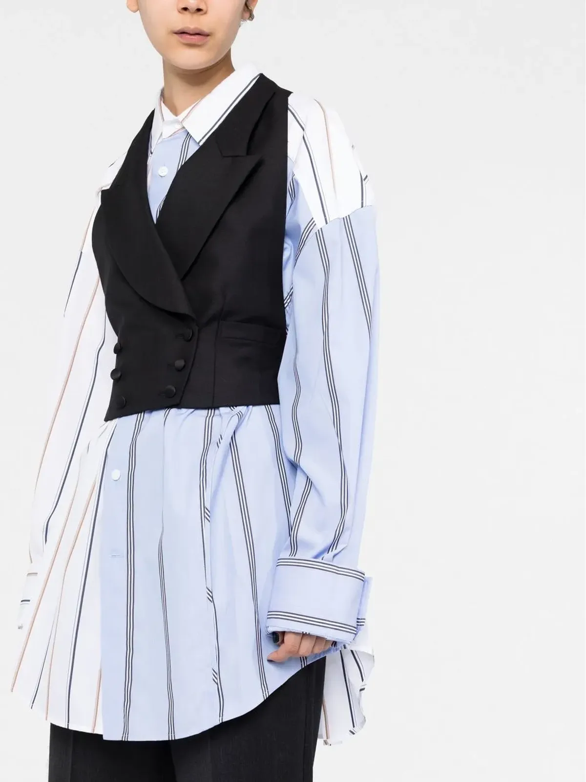 Maison Margiela ホルターネック ダブルブレスト ウエストコート - 画像5