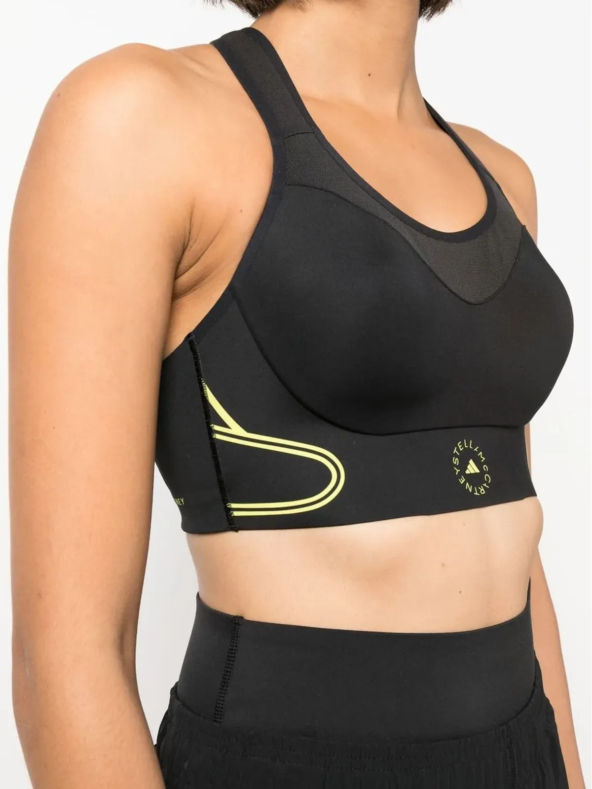 adidas by Stella McCartney TruePace ランニングスポーツブラ - ブラック - 画像5