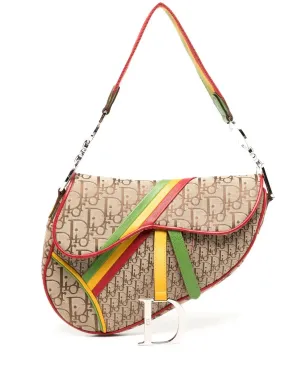 Christian Dior Pre-Owned ラスタ・トロッター サドルショルダーバッグ ブラウン - サムネイル1