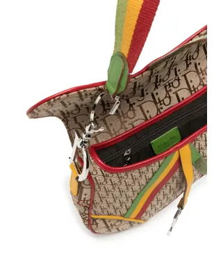 Christian Dior Pre-Owned ラスタ・トロッター サドルショルダーバッグ ブラウン - サムネイル5
