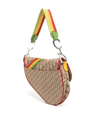 Christian Dior Pre-Owned ラスタ・トロッター サドルショルダーバッグ ブラウン - サムネイル3