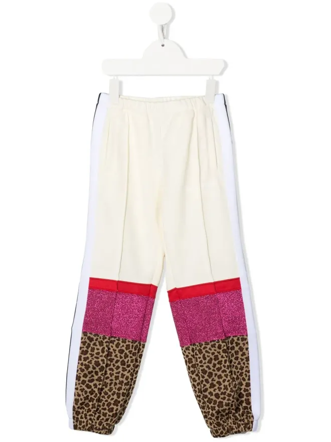 Palm Angels Kids Palm Angels Kids カラーブロック トラックスーツパンツの商品画像
