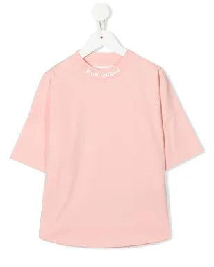 Palm Angels Kids ロゴ入りクルーネックTシャツ - サムネイル1