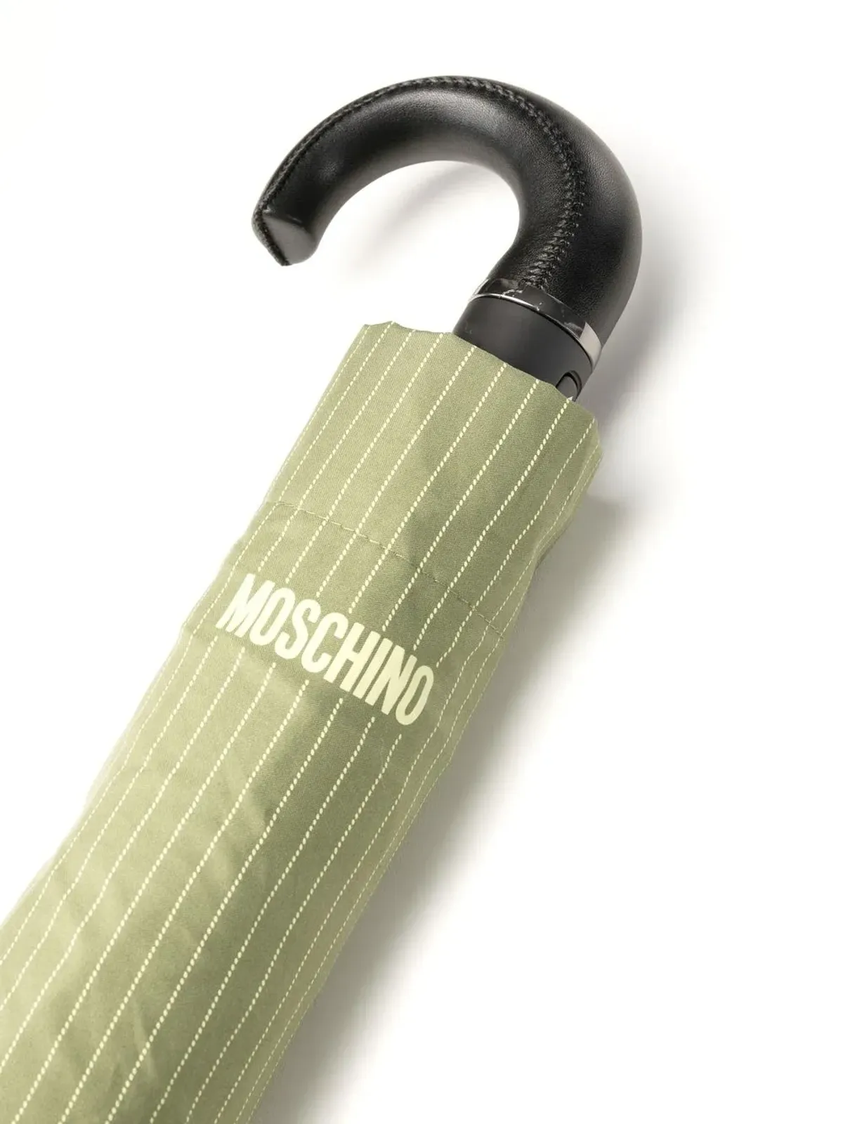 Moschino ロゴプリント ピンストライプ傘 - 画像2