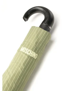 Moschino ロゴプリント ピンストライプ傘 - サムネイル2