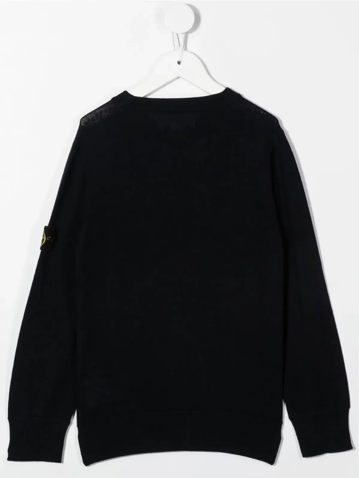 Stone Island Junior ロゴパッチ ウールジャンパー - Blue - 画像2