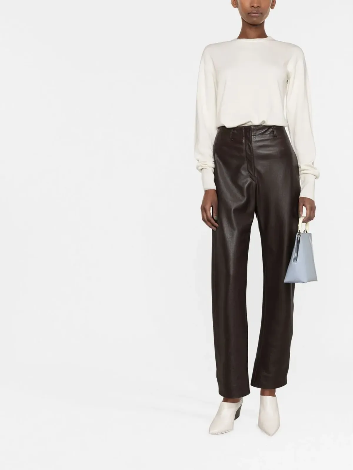 Jil Sander リブ編みカシミヤセーター - 画像2