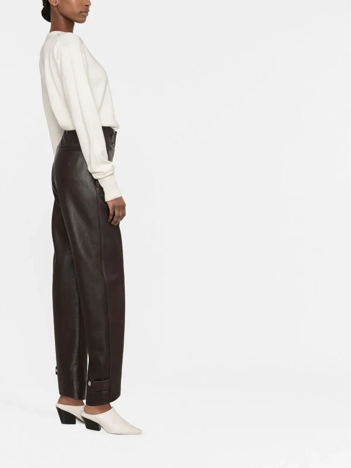 Jil Sander リブ編みカシミヤセーター - 画像3