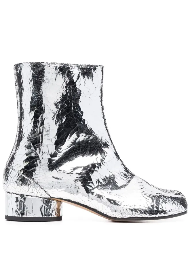 Maison Margiela Maison Margiela タビ ミラーエフェクト アンクルブーツの商品画像