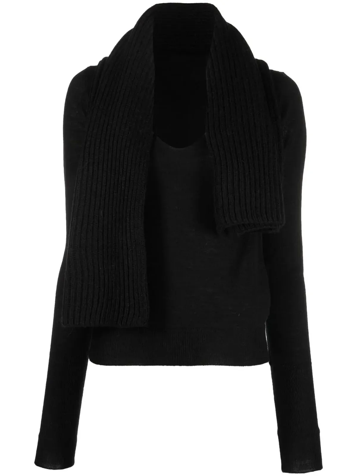 MM6 Maison Margiela スカーフカラー付きジャンパー - 画像1