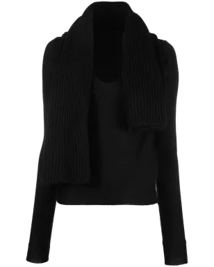 MM6 Maison Margiela スカーフカラー付きジャンパー - サムネイル1
