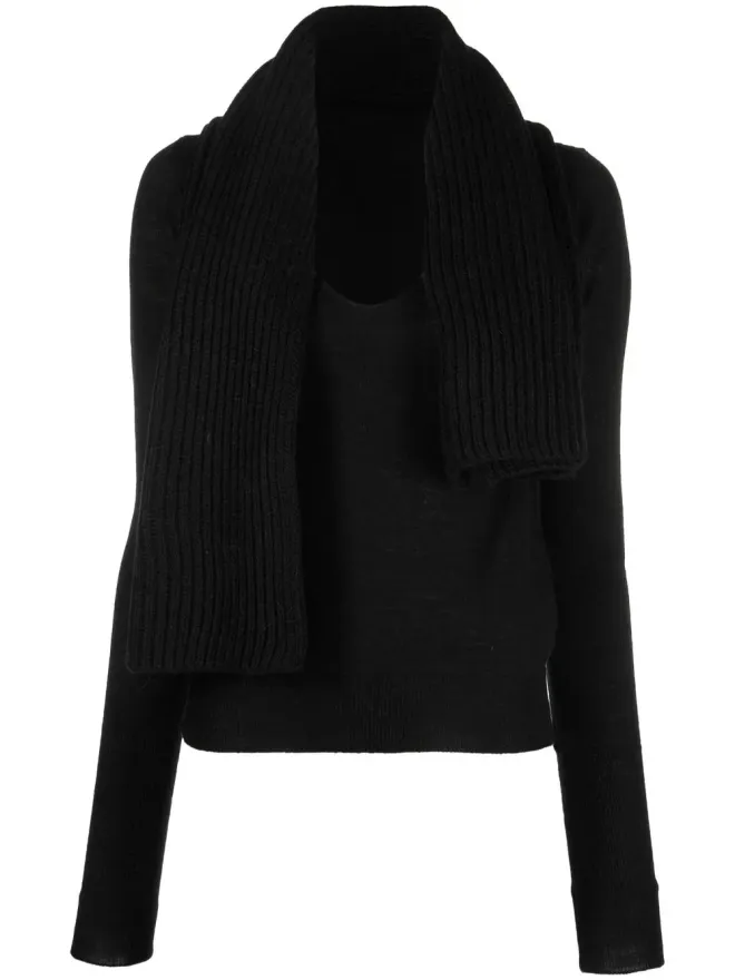 MM6 Maison Margiela MM6 Maison Margiela スカーフカラー付きジャンパーの商品画像