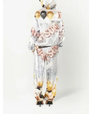 JW Anderson ロゴプリント長袖パーカー イエロー - サムネイル4
