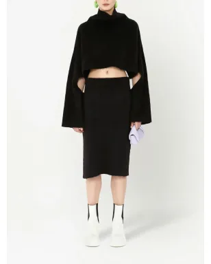 JW Anderson カットアウトオーバーサイズクロップドジャンパー - サムネイル2