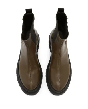 JW Anderson カーフレザー チェルシーブーツ - グリーン - サムネイル4