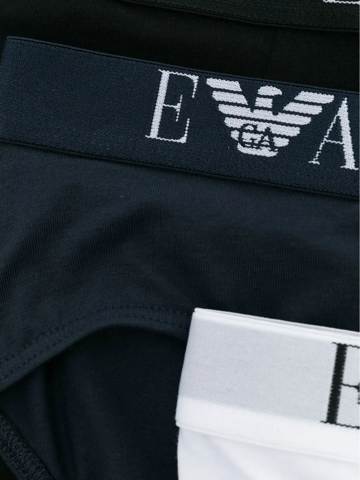 Emporio Armani ロゴバンド3枚組ブリーフ - 画像4
