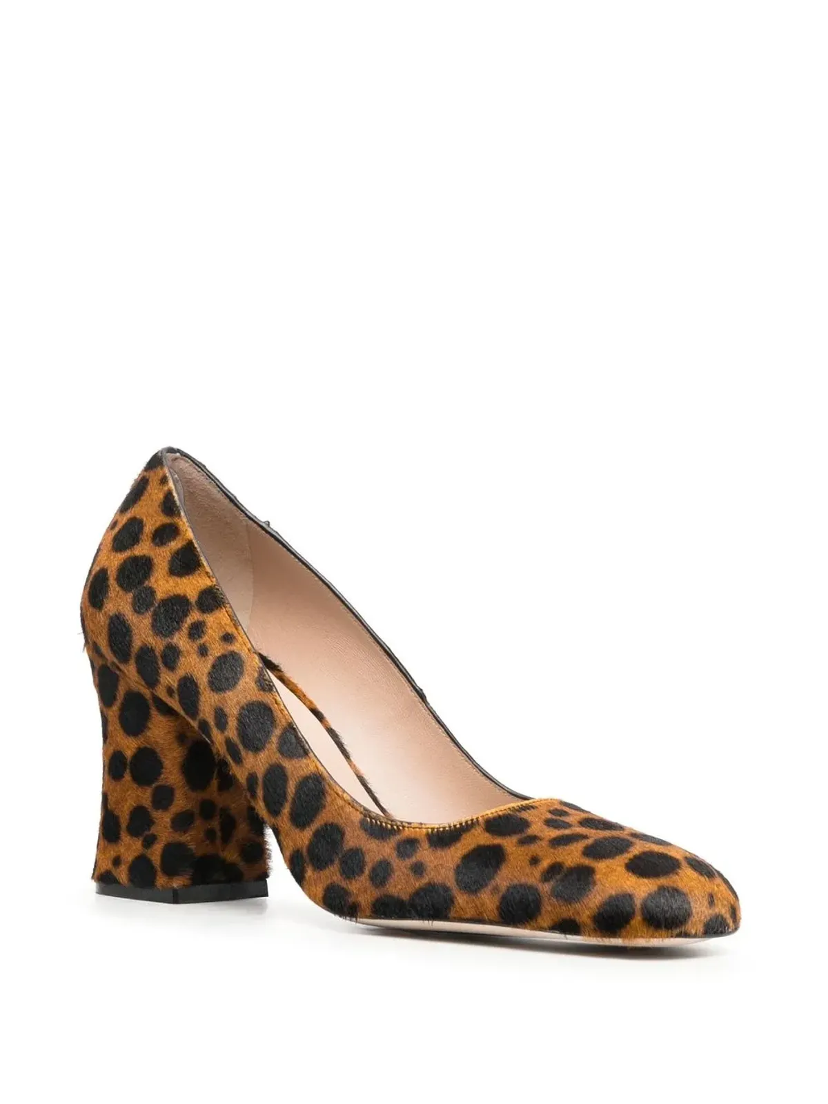 Stuart Weitzman Curveblock レオパード柄パンプス - 画像2