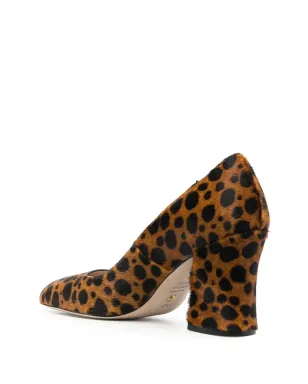 Stuart Weitzman Curveblock レオパード柄パンプス - サムネイル3