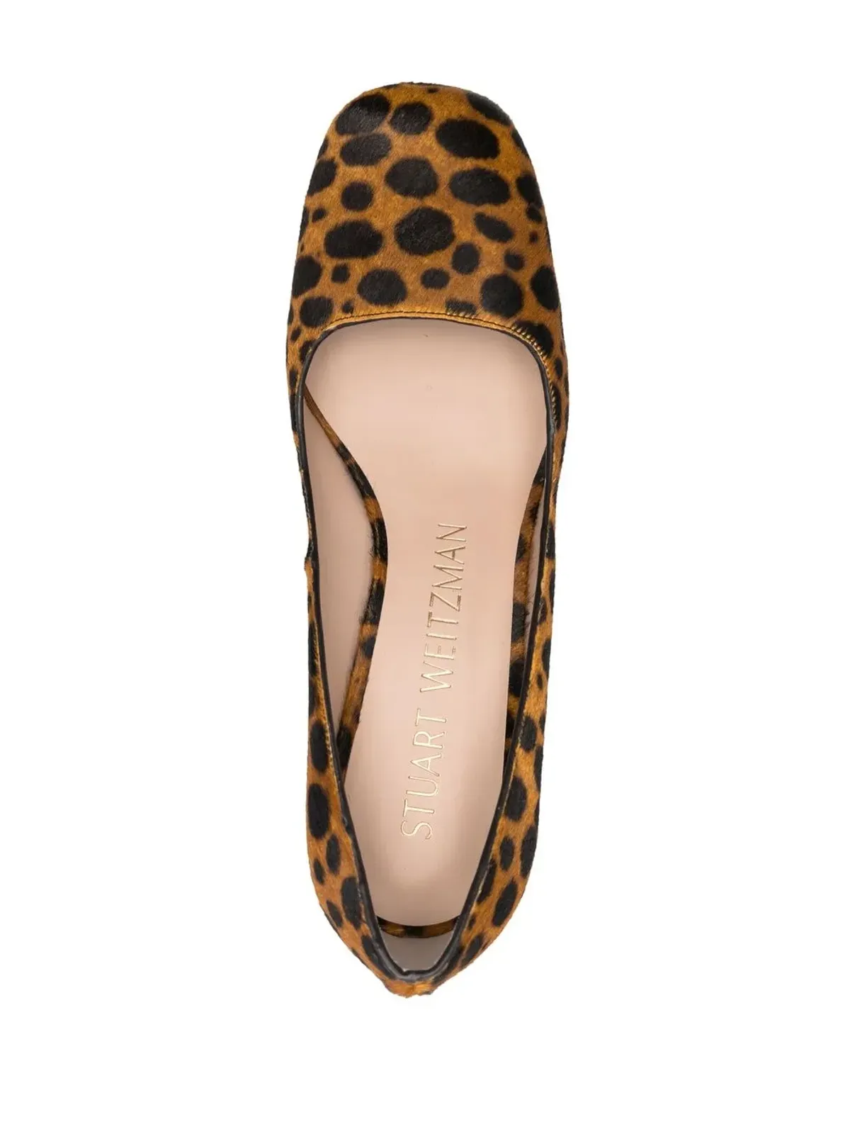Stuart Weitzman Curveblock レオパード柄パンプス - 画像4