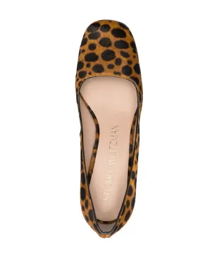 Stuart Weitzman Curveblock レオパード柄パンプス - サムネイル4
