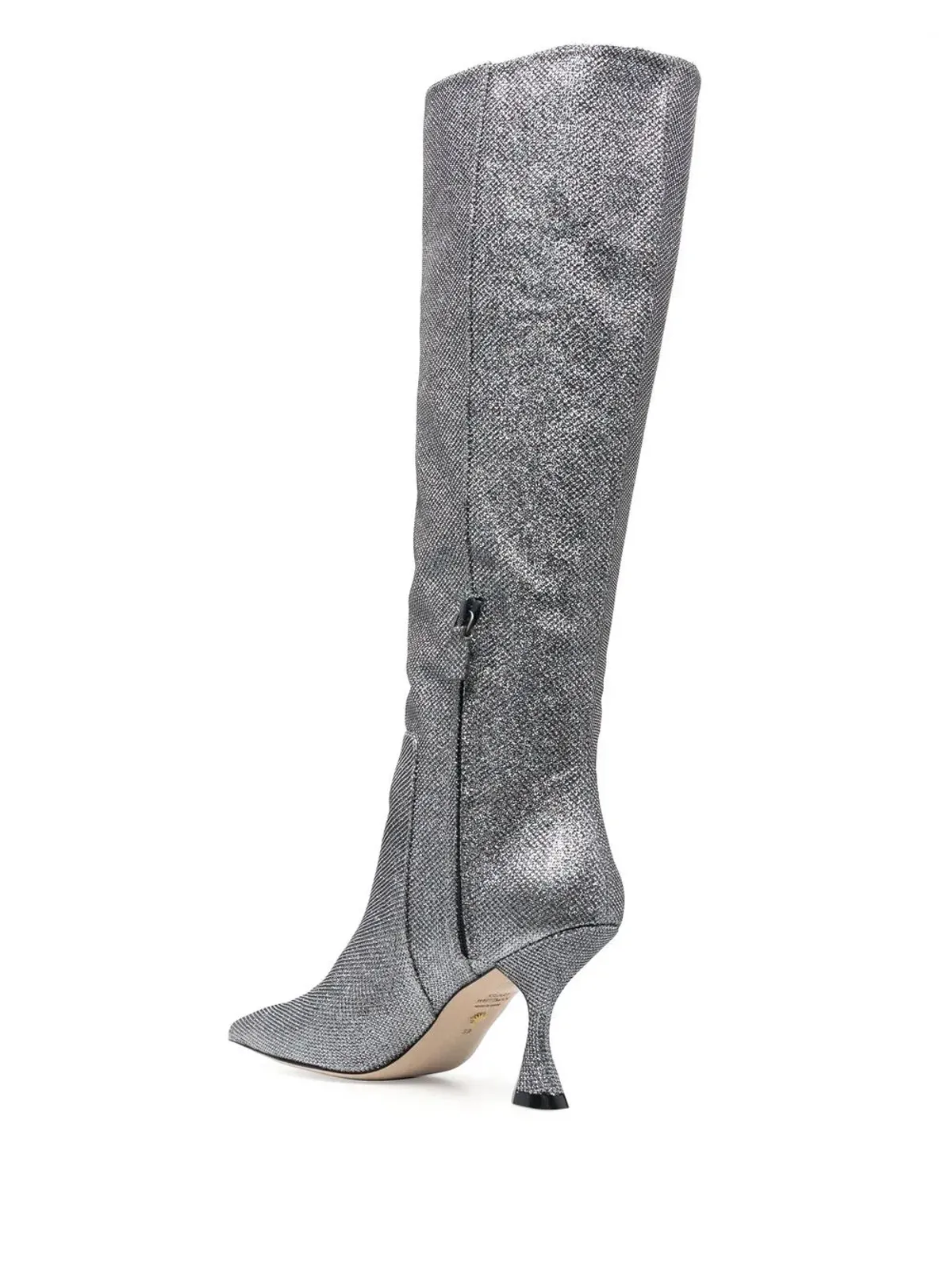 Stuart Weitzman クリスタルエンブリッシュ ブーツ（シルバー） - 画像3