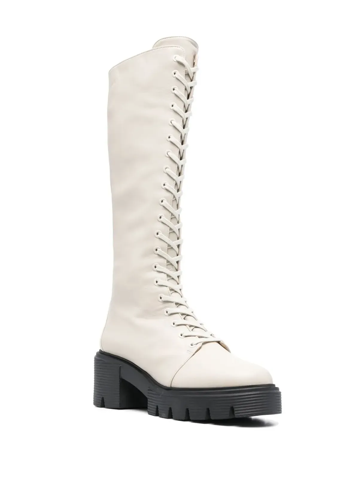 Stuart Weitzman レースアップ チャンキーブーツ - 画像2