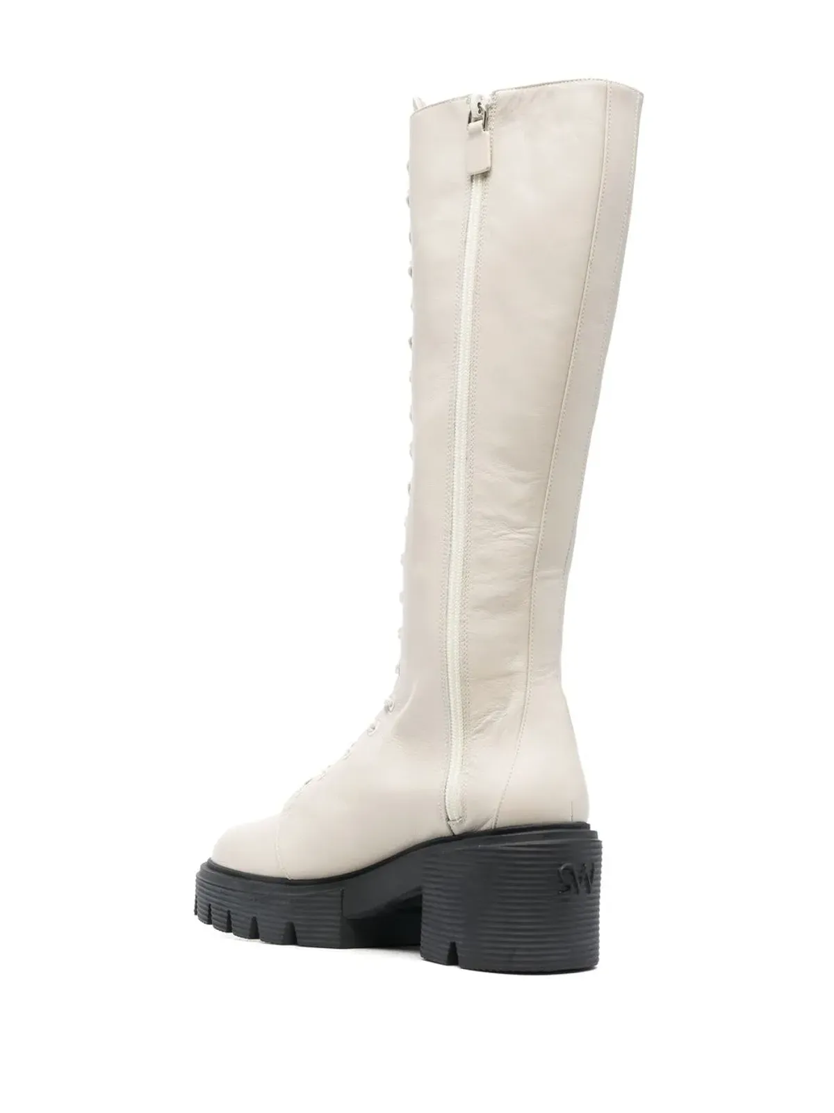 Stuart Weitzman レースアップ チャンキーブーツ - 画像3