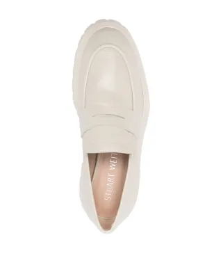 Stuart Weitzman アーモンドトゥ・レザー ローファー - サムネイル4
