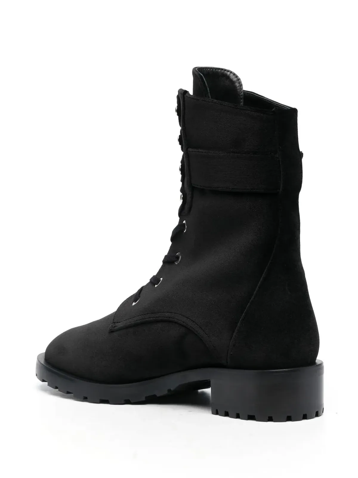 Stuart Weitzman 40mmバックル付きレースアップブーツ - 画像3