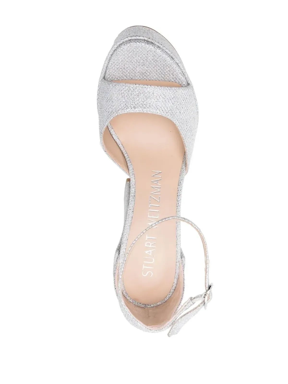 Stuart Weitzman グリッター・プラットフォームサンダル - 画像4