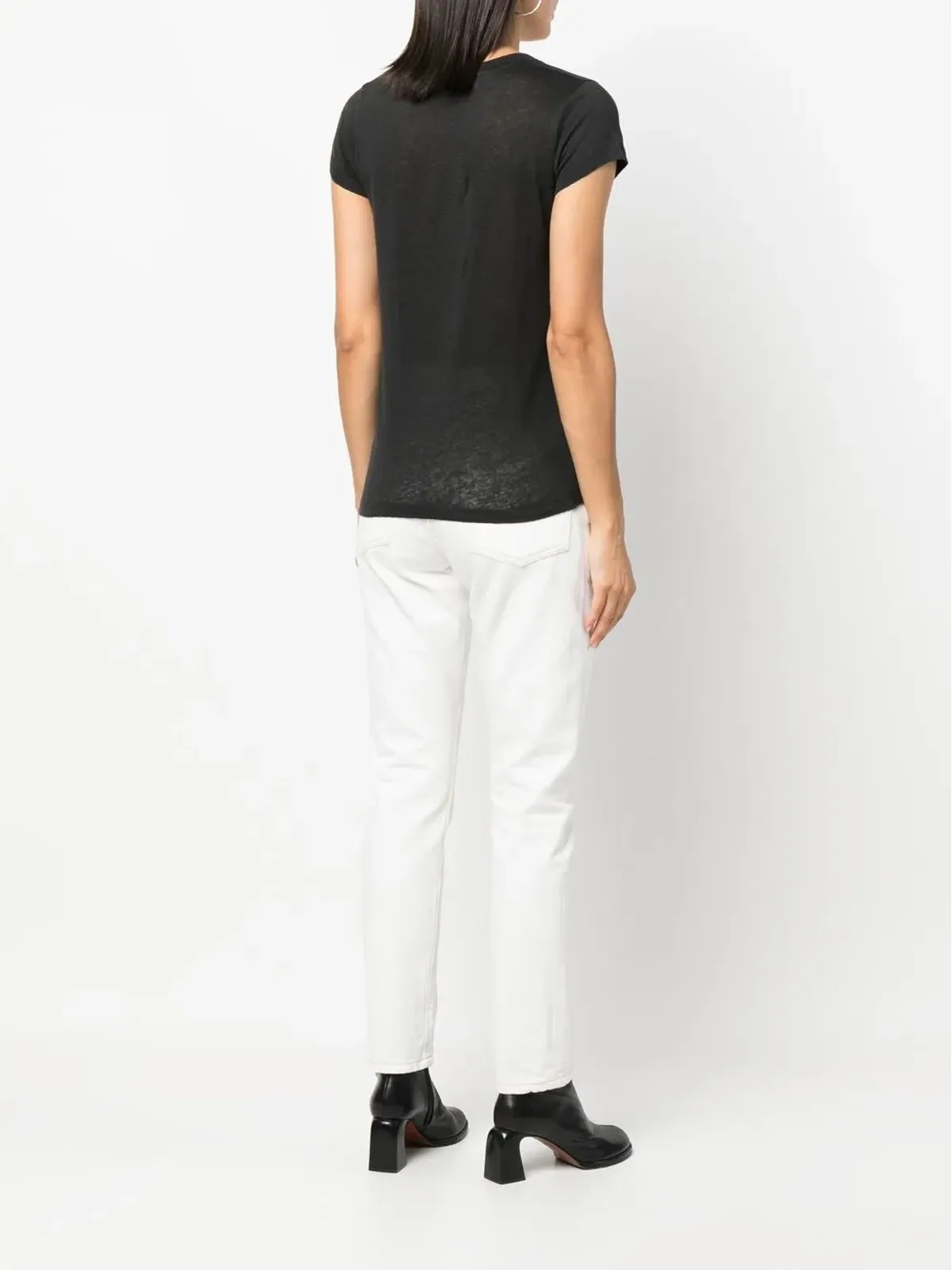 IRO Vネック半袖Tシャツ - 画像4