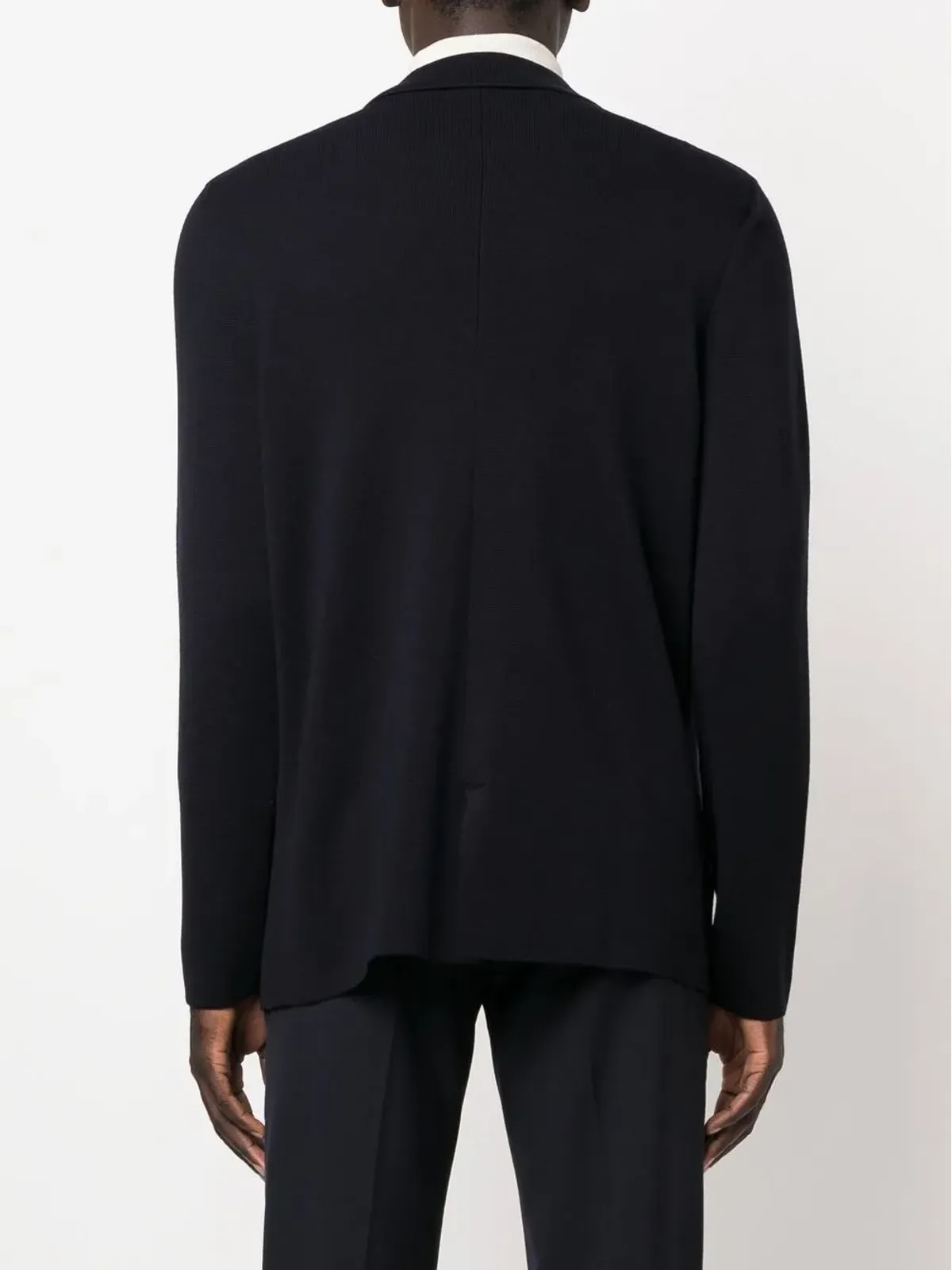 Drumohr V-neck buttoned cardigan - Blue - 画像4