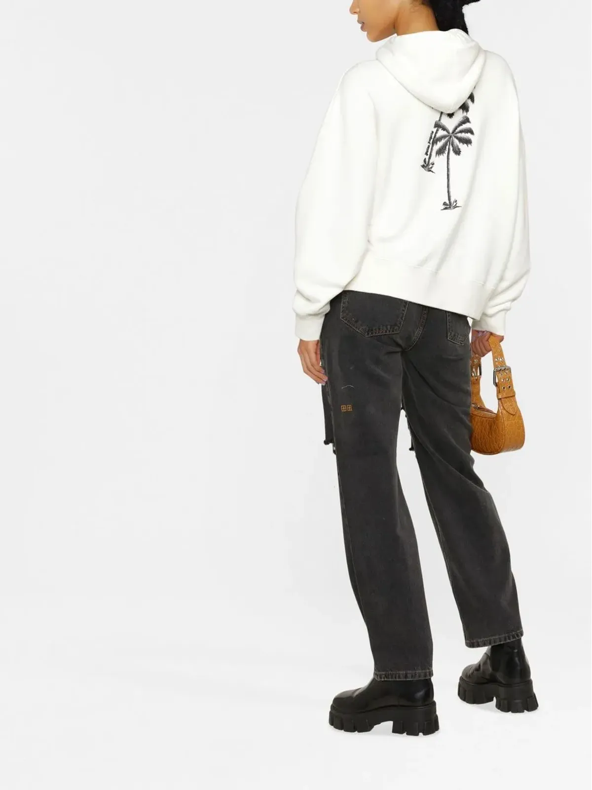 Palm Angels グラフィックプリント コットン パーカー - 画像4