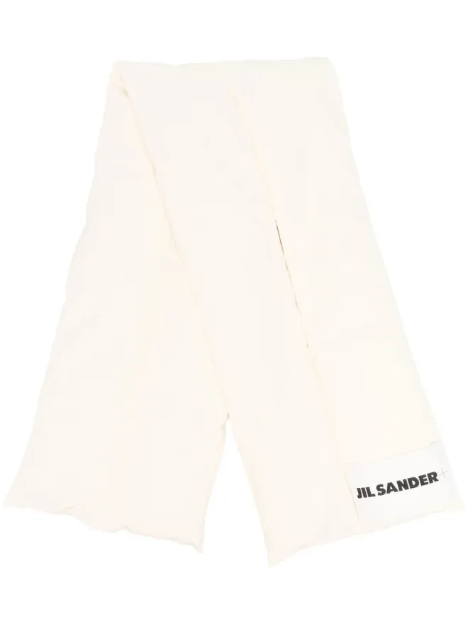Jil Sander Jil Sander ロゴプリントのダウン入りパディングスカーフの商品画像